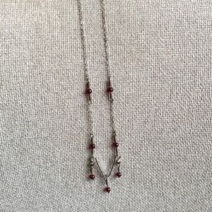 10” sterling silver chain necklace